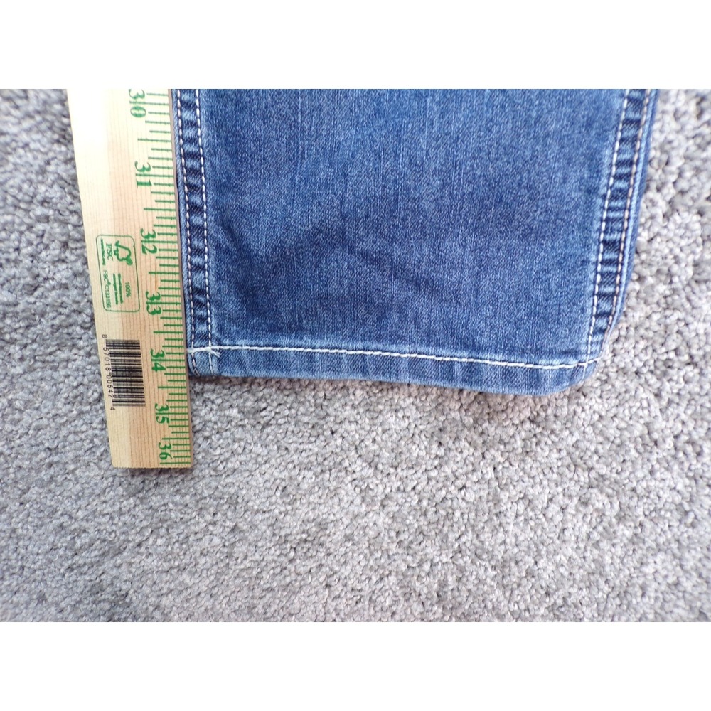 Ariat Rebar Mid Rise Straight Jean Womens Sz 27L Blue Cargo Pockets Pants - Picture 16 of 16